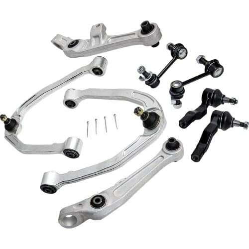 8 Pcs LH RH Forward Upper & Lower Control Arm for Infiniti G35 2003 - 2007 RWD