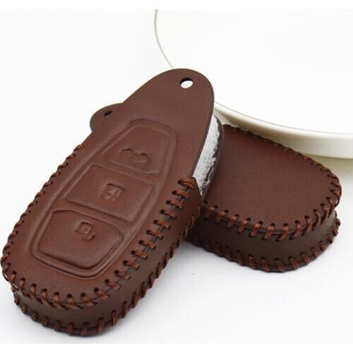 KUKAKEY Car Key Case Cover For Ford Focus 2 ST Kuga Fiesta Mk7 Mondeo MK3 MK4 Fusion S C Max Ranger Transit Key Ring Accessories