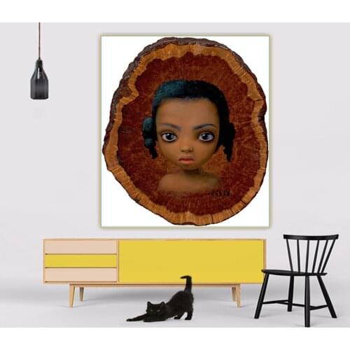 Citon Mark Ryden《Walnut Nymph》Surrealist Canvas Art Oil Painting Artwork Picture Wall Decor Modern Home Living room Decoration