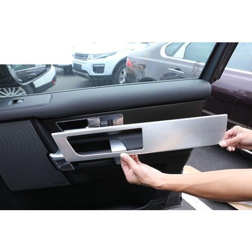 For Land Rover Discovery 4 LR4 Interior Door Handle Panel Trim ABS Chrome Sticker 2010-2016 Car Accessories New Arrivals 4pcs