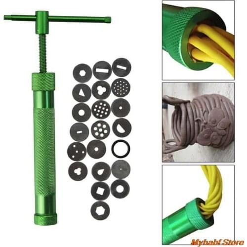 DIY Clay Extruders Clay Fondant Cake Sugar Paste Extruder Sculpture Machine Gun Fondant Cake Sculpture Polymer Gun Modeling Tool