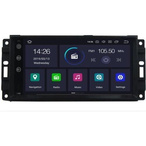 IPS DSP Android 10 car multimedia dvd player For Jeep Cherokee 2008-2010 Wrangler car radio stereo for Dodge Chrysler WIFI BT