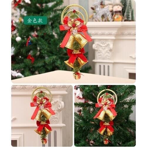 Christmas bells pendant Christmas bells string Christmas doorbells wind chimes Christmas tree pendant Christmas decorations New