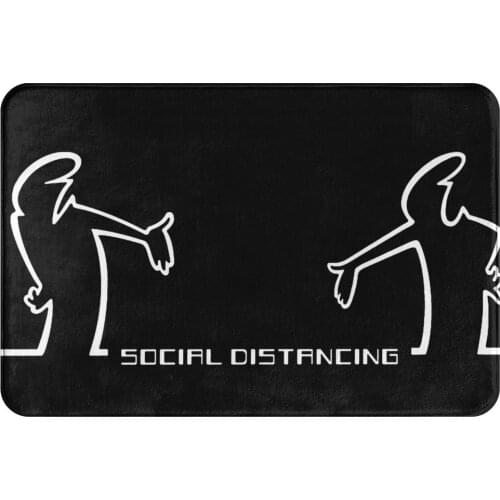 La Linea The Line Osvaldo TV Bedroom Mat Social Distancing Doormat Kitchen Carpet Outdoor Rug Home Decoration