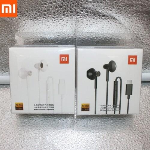 Redmi Note 10 Pro Type C Jack Earphone Hybrid DC Seo In-Ear Earphone With Mic Wire Control Dual Driver For Mi 11 10 10T Lite 9