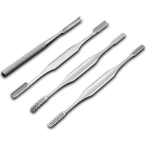 Nasal file Nasal bone chisel Beauty plastic tool Bone knife bone chisel with holes