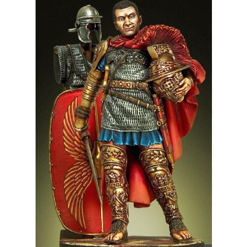 New Unassembled 54mm ancient Knight stand (with base ) Resin Figure Unpainted Model Kit