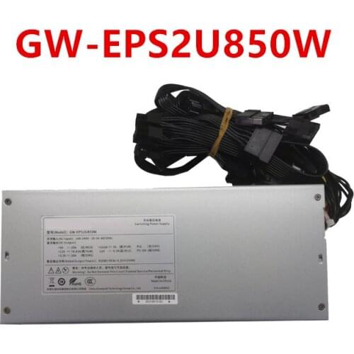 New Original PSU For Great Wall 2U 850W Switching Power Supply GW-EPS2U850W