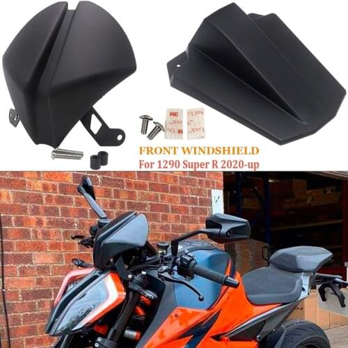 Motorcycle Front Windshield Windscreen Airflow Wind Deflector Rear Seat Fairing Seat Cowl Cover For 1290 Super Superduke R 2020