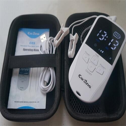 Portable Cranial Electrotherapt stimulate insomnia equipment for Sleep Aid anxiety for Sleep problem
