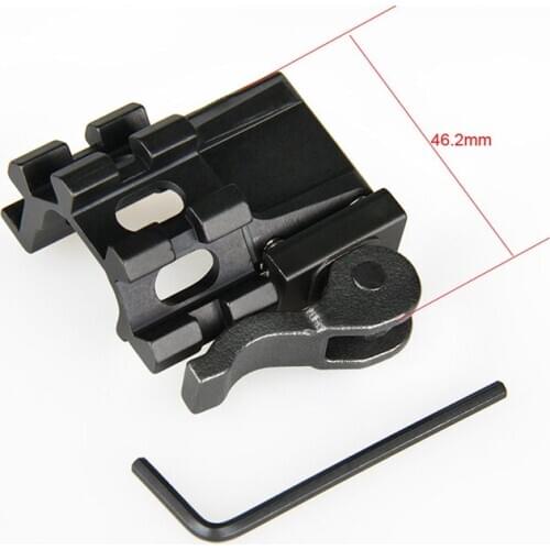 PPT Tactical airgun accessories quick detachable scope angle mount Fit on 22mm Rail GZ22-0222