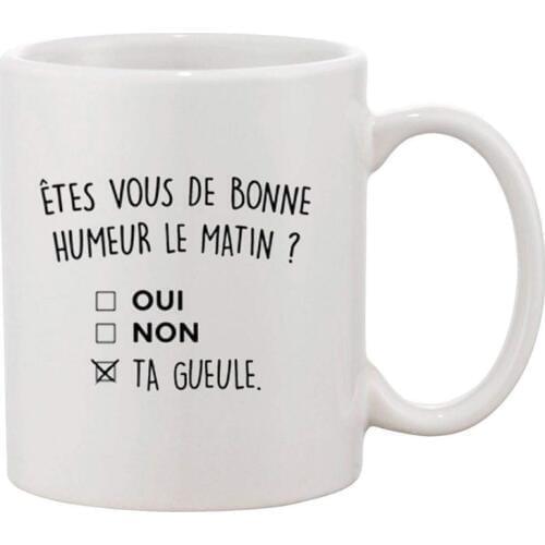 Simple Mug with Letters Patterns Printed Ceramic Cup High Temperature Resistance