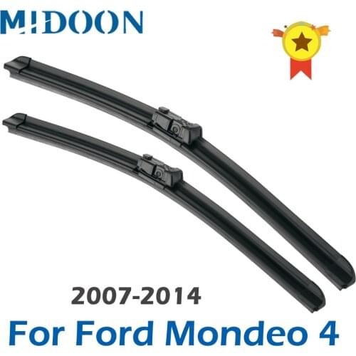 MIDOON 26"+19" Windshield Windscreen Wiper Blades For Ford Mondeo 4 Front Window Wiper 2007 2008 2009 2010 2011 2012 2013 2014