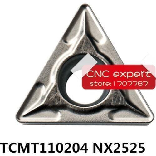 TCMT110202 NX2525/TCMT110204 NX2525/TCMT110208 NX2525. cutting blade, turning tip,Suitable for STFCR STUCR Series Lathe Tool