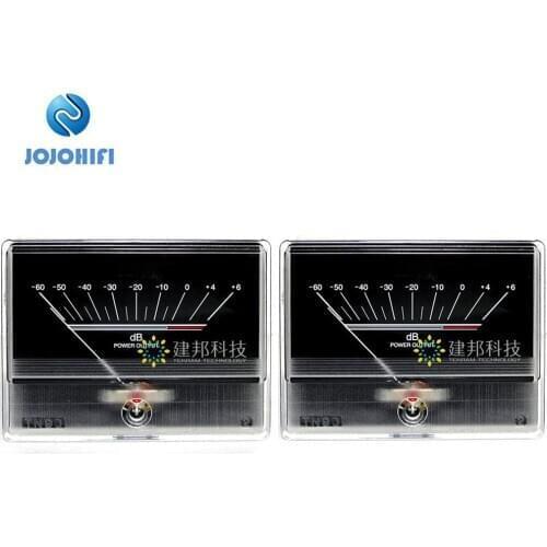 2pcs TN-90 DENON VU Meter Panel Head Tube Amplifier Level Audio DB Table Bridge Power Sound Pressure Strap Chassis Backlight