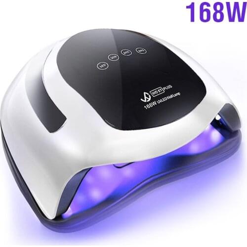 Professional Lampara UV LED Lamp For Nails Drying 168/126W LED Lamp Nail Dryer 45/36 LEDs UV Ice Lamp For Drying Gel Polish Time