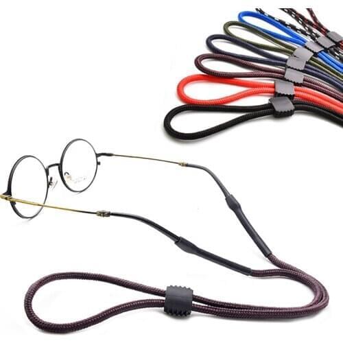 Bulk Universal Nylon Anti-Slip Round Fit Rope Sports Eyewear Retainer Eyeglasses Holder Strap Sunglasses Chain cadena para gafas