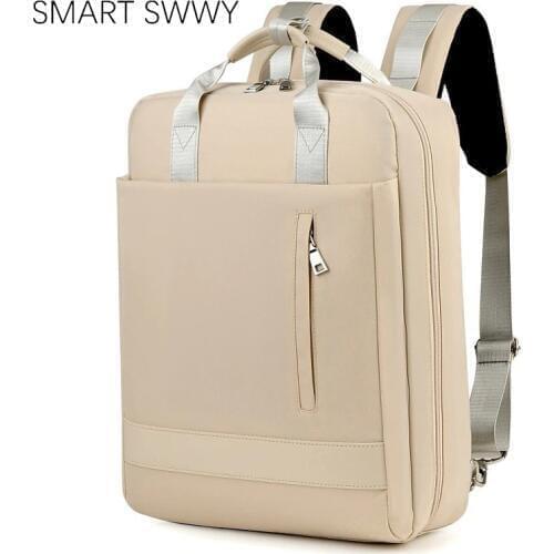 Large Capacity Men Waterproof Nylon Bag Women 15.6 Inch Laptop Backpack With Charging Port School Bags For Teenage Girl Boy 2020