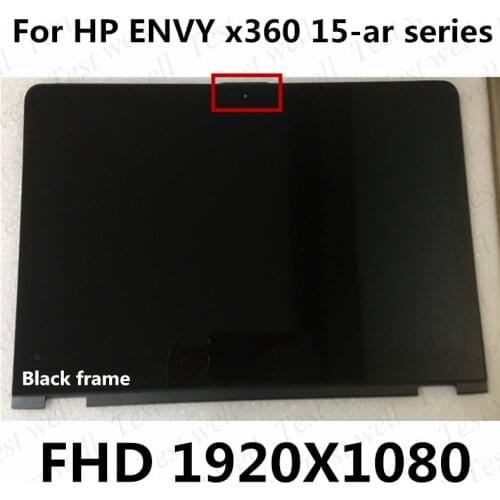 15.6" FHD Full LCD Display WITH Touch Glass Digitizer Assembly + Bezel For HP ENVY x360 15-AR 15-ar052na 15-ar052sa 15-ar081no