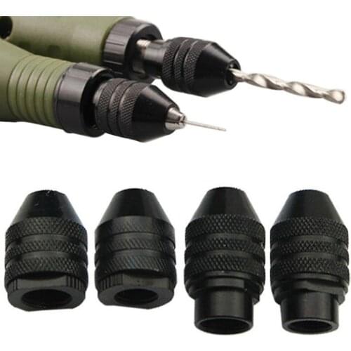 1pcs 4 Types Multi Chuck Keyless For Dremel Rotary Tools 0.75mm Keyless Drill Bit Chucks Adapter Converter Universal Mini Chuck
