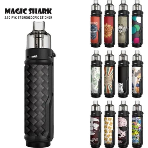 100% New Leaf Car Bear Skull 3M PVC Stereo Cover Case Film Skin Sticker for Voopoo Argus X