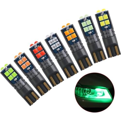 10X T10 W5W 3030 10SMD LED Light 194 168 Auto LED Car Interior Light Plate Dome Reading Lamp Clearance Light Super Bright White