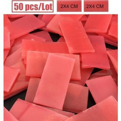 50Pcs DIY Diamonds Point Pen Diamond Paste Sticker Dotting Rhinestone 2*2cm Drilling Mud Painting Accessory Tools Wholesale