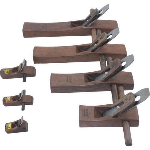 7pcs/set Planes Woodworking Tools Ebony Wood plane Hand plane Carpenter Tool Kit W076