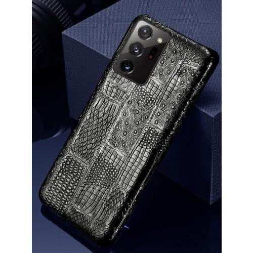 For Samsung Note 20 ultra Plus phone case Note 8 9 10 mobile Back cover A50 A51 A70 A71 A8 2018 2017 Genuine Leather Cowhide