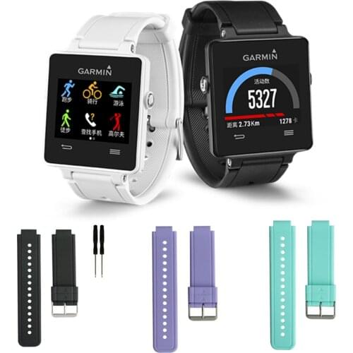 For Garmin Vivoactive Acetate Smart Watch Replacement Sport Strap Silicone Watchband For Vivoactive Acetate Bracelet Accessories
