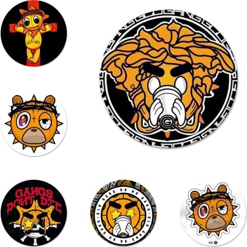 Glo Gang And Chief Keef Newest Super Badge Brooch Pin Accessories For Clothes Backpack Decoration gift