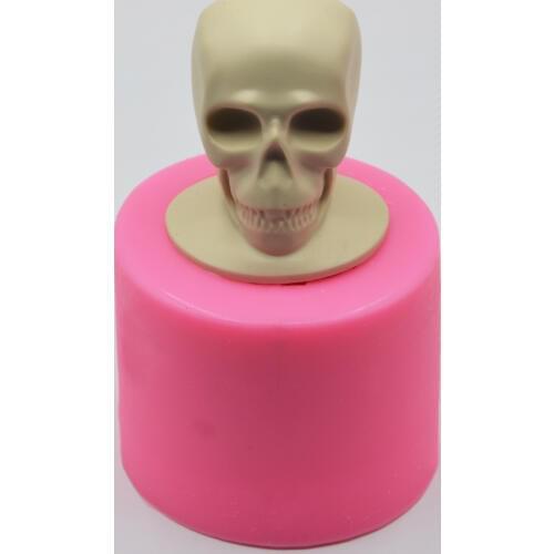 Halloween Skull Shaped Silicone Fondant Cake Decoration Mold DIY Baking Mold For Cupcake Chocolate Candy Jelly