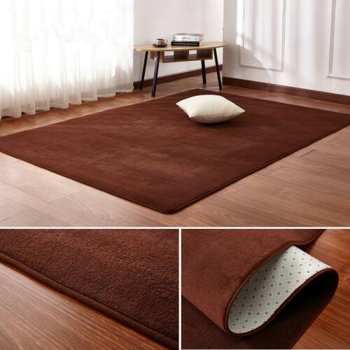 European coral velvet carpet living room coffee table sofa mat room bedroom bedside blanket rectangular window rug 140*200cm
