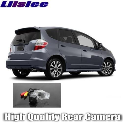 Liislee Car Camera For HONDA fit HONDA Jazz 2002~2013 High Quality Rear View BackUp Camera For Friends Tuning Update | CCD + RCA