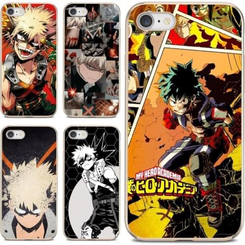 Soft Silicone TPU Case For Xiaomi poco X3 nfc F2 Pro M3 Mi 5X 6X Max Mix 1 2 2S 3 Mi5 Mi6 Mi3 Mi4 Katsuki Bakugo