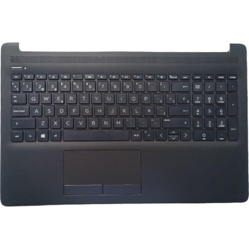 New Laptop Spanish keyboard for HP 15-DA 15-da0088nr 15-DB 15T-DA 15T-DB TPN-C135 TPN-C136 SP With Palmrest Upper Cover