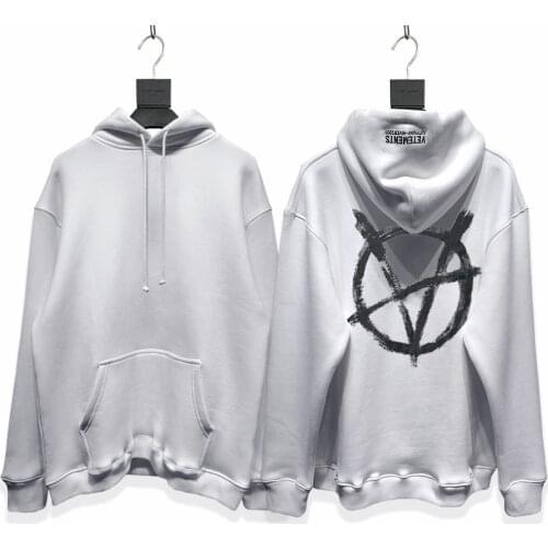 VETEMENTS High street new VTM vehicles sweater OS loose casual hip anti war series hoodies for men and women high quality