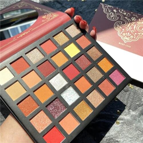 30 Color Shimmer Matte Glitter Eyeshadow Palette Maquiagem Metallic Diamond Eyeshadow Pallete Pigmented Makeup Palette Cosmetic