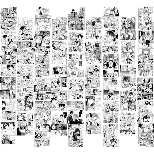 50Pcs Attack on Titan Anime Panel Aesthetic Wall Collage Kit for Adults Manga Picture Cool Dormitory Home Bedroom Living Decor