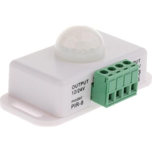 PIR-8 Human IR Detector LED Lighting Motion Controlled Sensor Swith