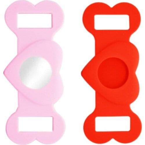 Pet Silicone Protective Case For Apple Airtags GPS Finder Dog Collar Loop Holder Pets Anti-Lost Locator Cat Neck Strap Tracker
