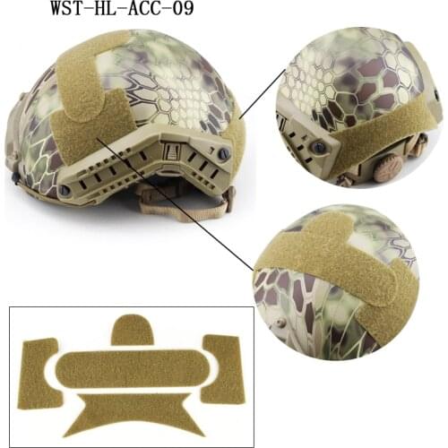 Miilitary Tactical Helmet Velcro 5PCS Magic Sticker Climbing Cycling Fast Helmet Cover Parts CS Game Helmet Accessories