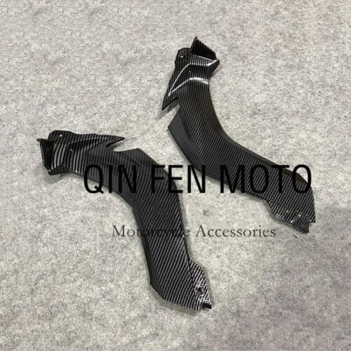 Carbon fiber paint head tube cover breathable tube cover Fit For Kawasaki ZX-10R 2011-2015