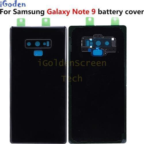 Back Battery Door Rear Glass Case For Samsung Galaxy Note9 Note 9 N9600 SM-N9600 Back cover with camera glass
