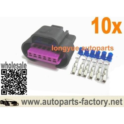 10set/lot 6pin Connector For TPS APPS Throttle Position Sensor for Dodge Ram Cummins for 98-04 Bell Crank