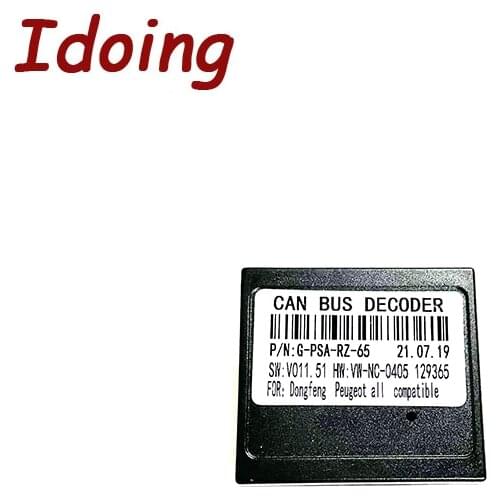 Idoing RZ 16PIN Wiring CanBus for Dong Peugeot all compatible