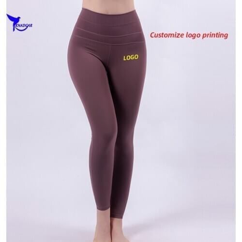 2020 High Waist Quick Dry Yoga Pants Women Elastic Running Tights Sportswear Fitness Leggings Gym Compression Trousers Custom