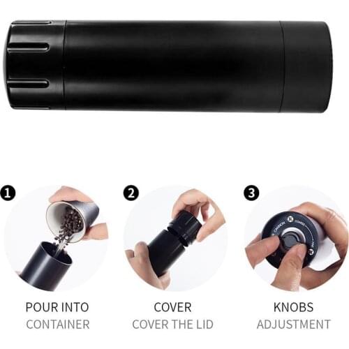 2021 New Salt Pepper Mill Spice Grinder Muller Kitchen Cookware Milling Accessories Kitchen Tool Gadget Spice K7Q5