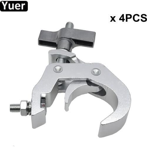 4Pcs/Lot LED Stage Light Hooks Aluminum Lights Hook 200kg 38-51mm Professional DJ Equipmen Disco Party Club Light Hanging Clamp