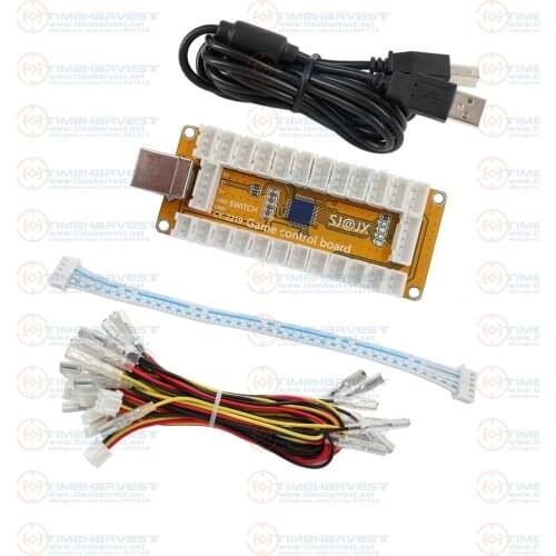 5 in 1 Zero Delay USB Encoder Game Gamepad LED Button Joystick Controller for Nintendo Switch PC PS3 Retropie Raspberry Pi MAME